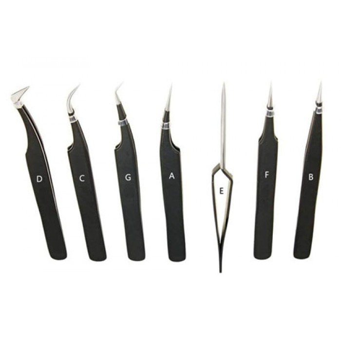 Eyelash Tweezers Set